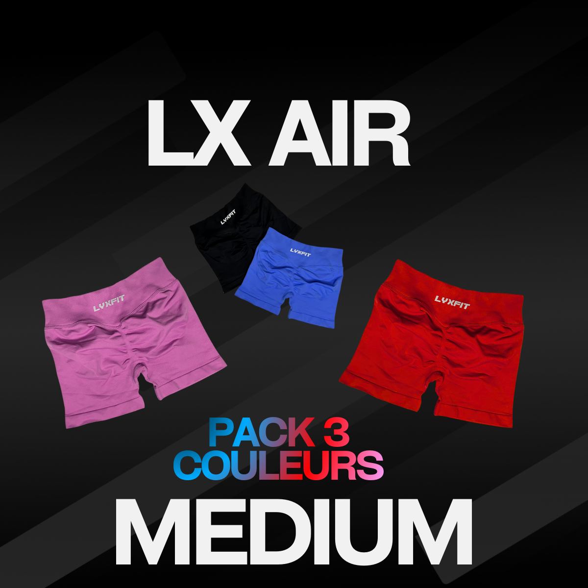 PACK 3 COULEURS (MEDIUM)