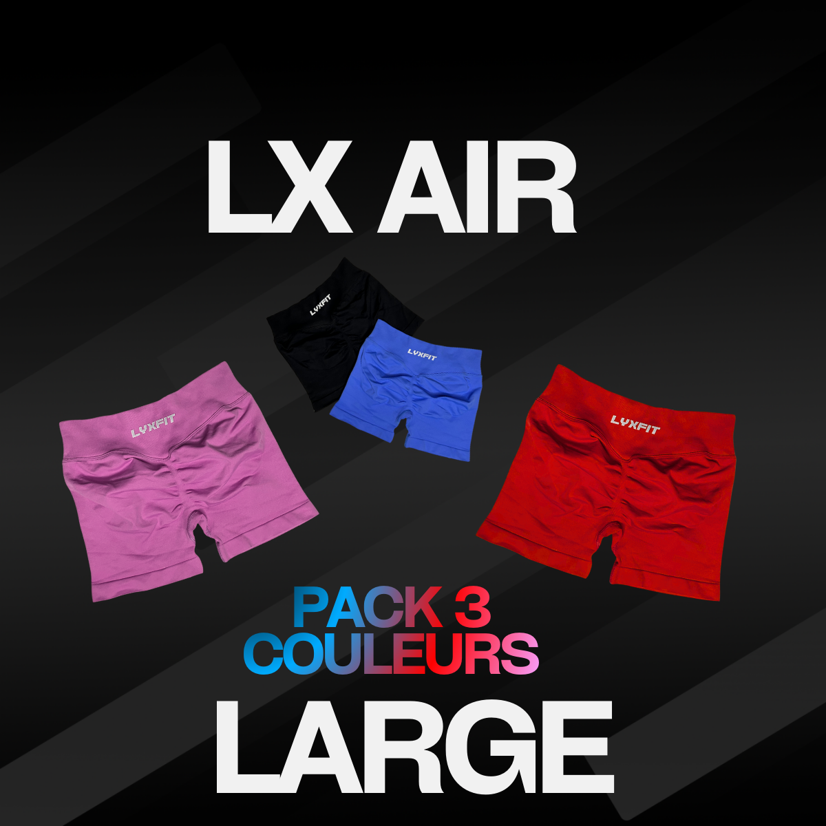 PACK 3 COULEURS (LARGE)